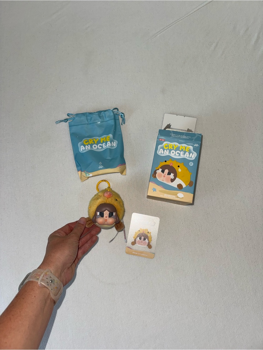 Cry Me An Ocean Plush Keychain - Pufferfish